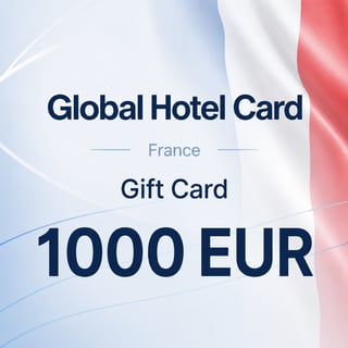 Global Hotel Card France Gift Card 1000 EUR