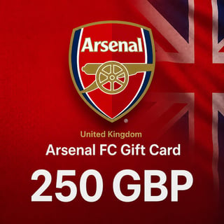Arsenal FC United Kingdom Gift Card 250 GBP