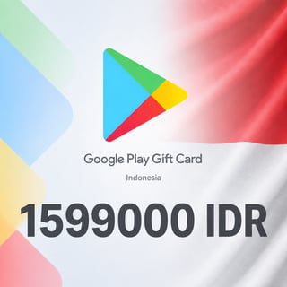 Kartu Hadiah Google Play Indonesia 1.599.000 IDR