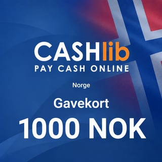 CASHlib Kad Hadiah Norway 1000 NOK