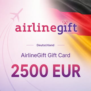 AirlineGift Deutschland Geschenkkarte 2500 EUR