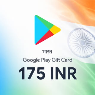 Google Play भारत उपहार कार्ड 175 INR