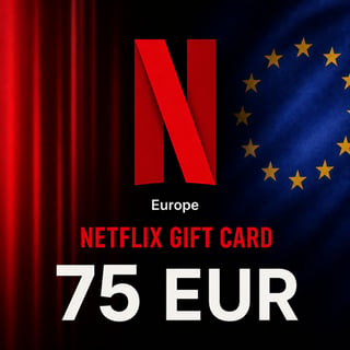 Cartão Presente Netflix Europa 75 EUR