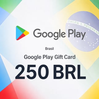 Cartão Presente Google Play Brasil 250 BRL