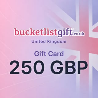BucketlistGift Storbritannien Presentkort 250 GBP