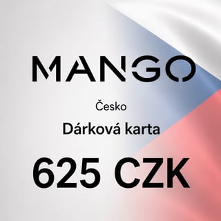 MANGO Tšekinliä lahjakortti 625 CZK