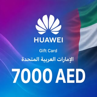 Cartão Presente Huawei Emirados Árabes Unidos 7000 AED