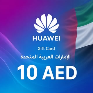 HUAWEI Cartão Presente dos Emirados Árabes Unidos 10 AED