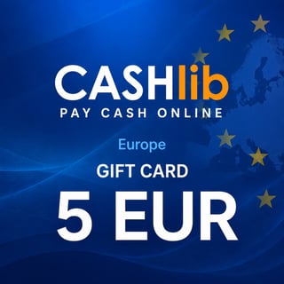 CASHlib Cupom Europeu de 5 EUR