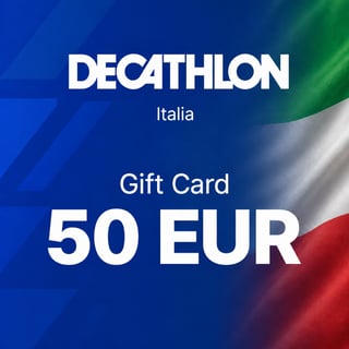 Cartão Presente Decathlon Itália 50 EUR