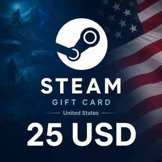 Steam United States Wallet Code 25 USD