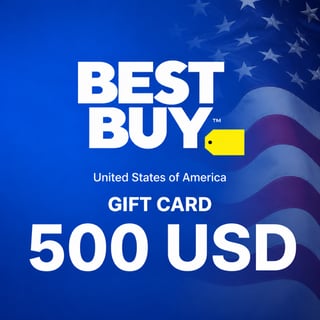 Best Buy United States Gift Card 500 USD