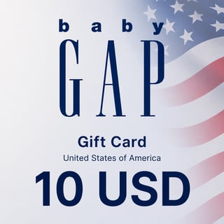 بطاقة هدايا BabyGap الولايات المتحدة الأمريكية بقيمة 10 دولارات