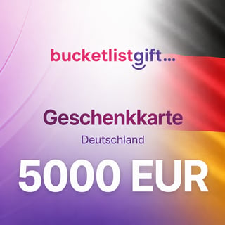 Thẻ quà tặng BucketlistGift Germany 5000 EUR