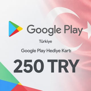 Google Play Türkiye Hediye Kartı 250 TRY