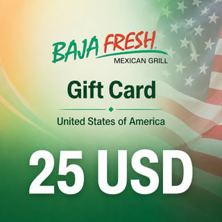 Baja Fresh United States Gift Card 25 USD