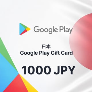 Card Cadou Google Play Japonia 1000 JPY