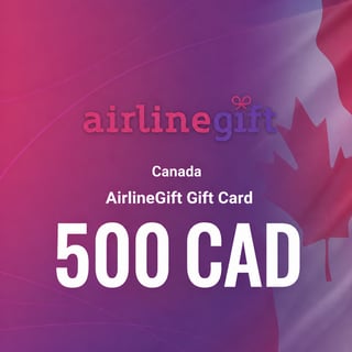 AirlineGift Cartão Presente Canadá 500 CAD