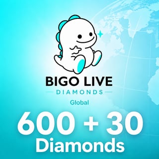 Bigo Live 600 + 30 Bonus Diamanten Weltweit 15 USD