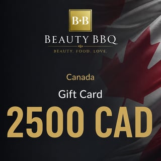 Beauty BBQ Canada Gift Card 2500 CAD