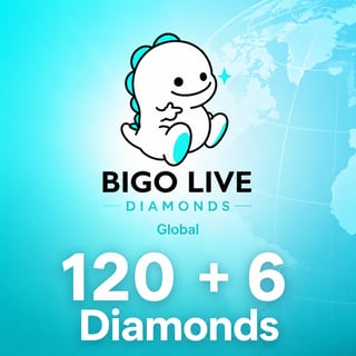 Bigo Live 120 + 6 Bonus Diamanten Weltweit 3 USD