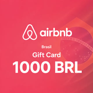 Cartão Presente Airbnb Brasil 1000 BRL