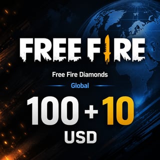 Free Fire Diamonds 100 + 10 Global
