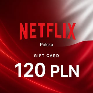 Cartão Presente Netflix Polônia 120 PLN