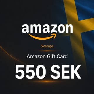 Amazon Sweden Gift Card 550 SEK