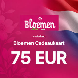 Bloemen Gift Card Netherlands Gift Card 75 EUR