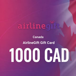 AirlineGift Cartão Presente do Canadá 1000 CAD