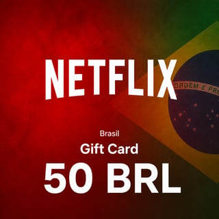 Cartão-presente Netflix Brasil 50 BRL