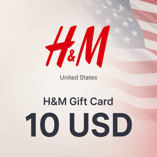H&M United States Gift Card 10 USD