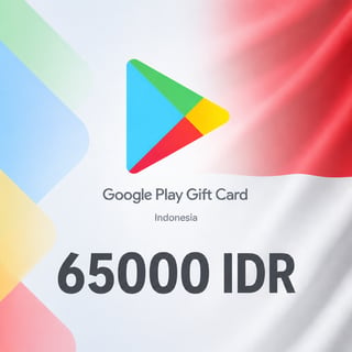 Kartu Hadiah Google Play Indonesia 65.000 IDR