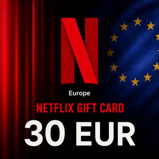 Cartão Presente Netflix Europa 30 EUR