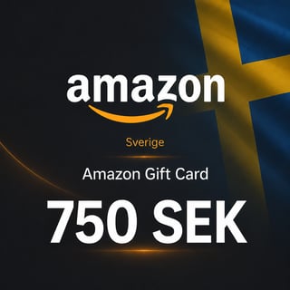 Amazon Sweden Gift Card 750 SEK