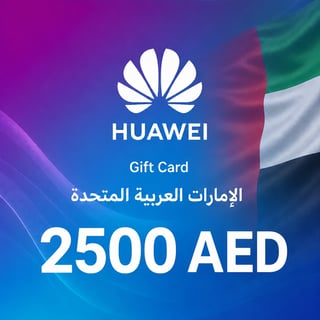 HUAWEI Cartão Presente Emirados Árabes Unidos 2500 AED