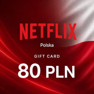 Cartão Presente Netflix Polônia 80 PLN