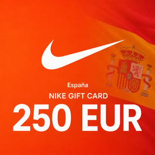 Cartão Presente Nike Espanha 250 EUR