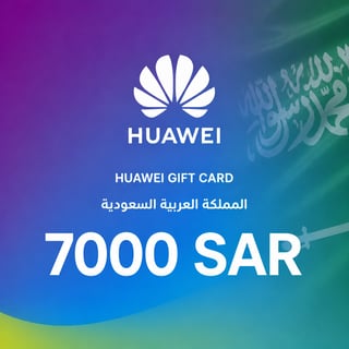 Huawei Səudiyyə Ərəbistanı Hədiyyə Kartı 7000 SAR
