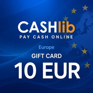 CASHlib Cartão Presente Europa 10 EUR