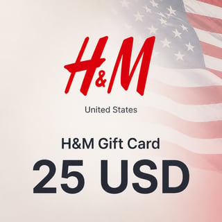 H&M United States Gift Card 25 USD