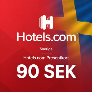 Hotels.com Sverige Presentkort 90 SEK