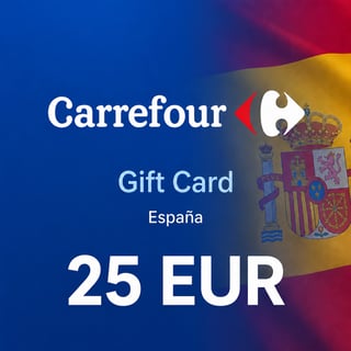 Cartão Presente Carrefour Espanha 25 EUR