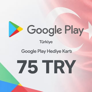 Google Play Türkiye Hediye Kartı 75 TRY