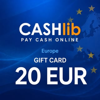 CASHlib Cartão Presente Europa 20 EUR
