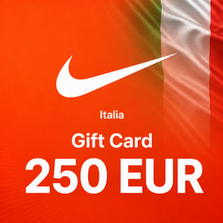 Cartão Presente Nike Itália 250 EUR