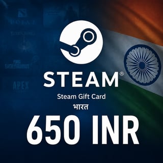 Steam भारत वॉलेट कोड 650 INR