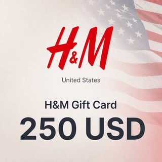 H&M United States Gift Card 250 USD