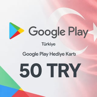 Google Play Türkiye Hediye Kartı 50 TRY